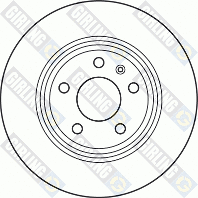 6048484 GIRLING Тормозной диск (фото 2)