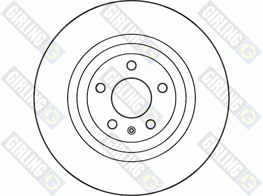 6048935 GIRLING Тормозной диск (фото 2)