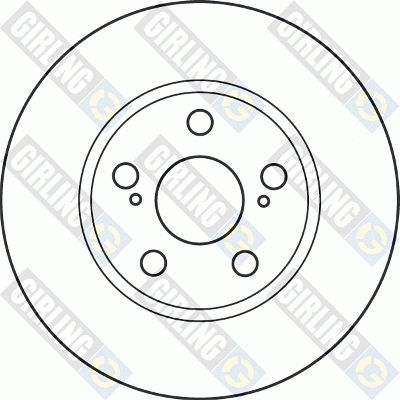 6049061 GIRLING Тормозной диск (фото 2)