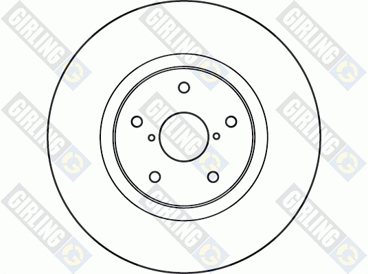 6049305 GIRLING Тормозной диск (фото 2)