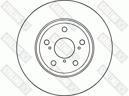 6049395 GIRLING Тормозной диск (фото 2)