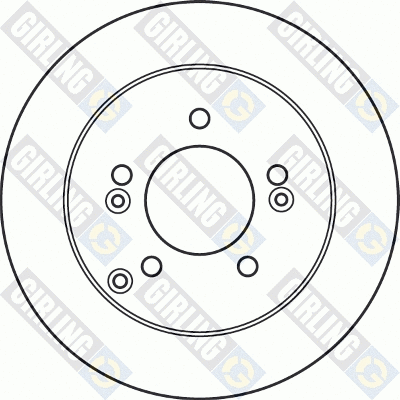 6049464 GIRLING Тормозной диск (фото 2)