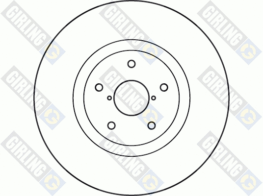 6049495 GIRLING Тормозной диск (фото 2)