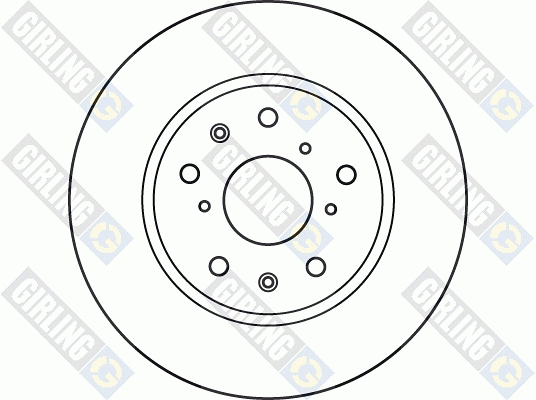 6049751 GIRLING Тормозной диск (фото 2)