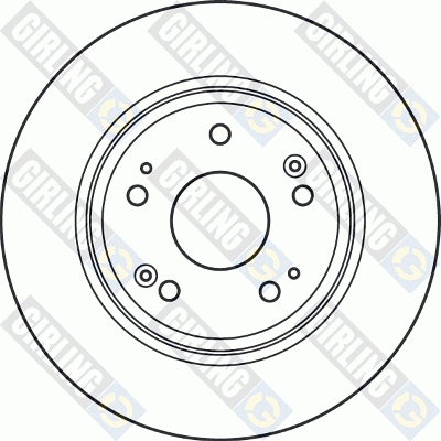 6049824 GIRLING Тормозной диск (фото 2)