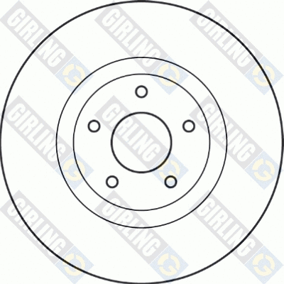 6049895 GIRLING Тормозной диск (фото 2)