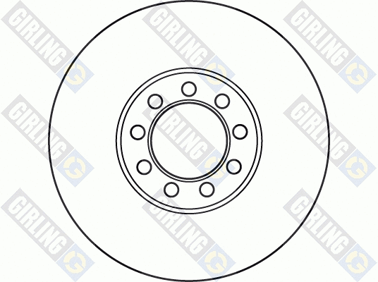 6049945 GIRLING Тормозной диск (фото 2)