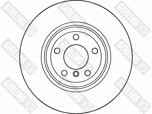 6060705 GIRLING Тормозной диск (фото 2)