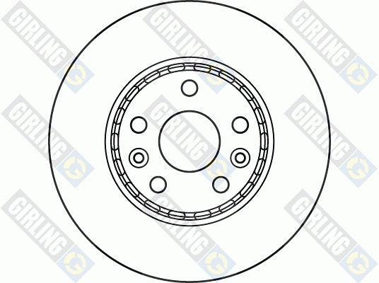 6061101 GIRLING Тормозной диск (фото 2)
