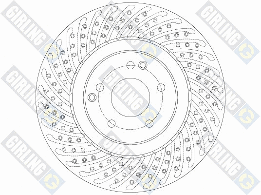 6061535 GIRLING Тормозной диск (фото 2)