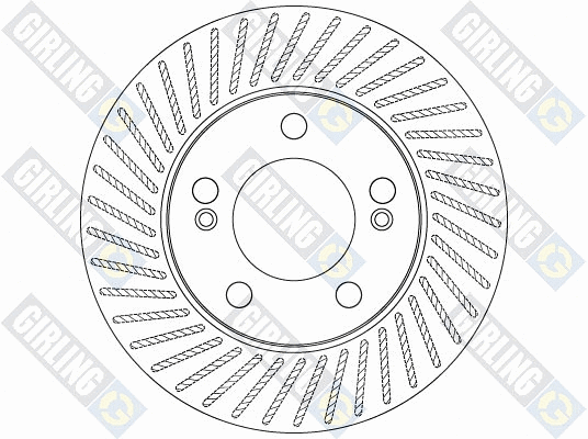 6062051 GIRLING Тормозной диск (фото 2)