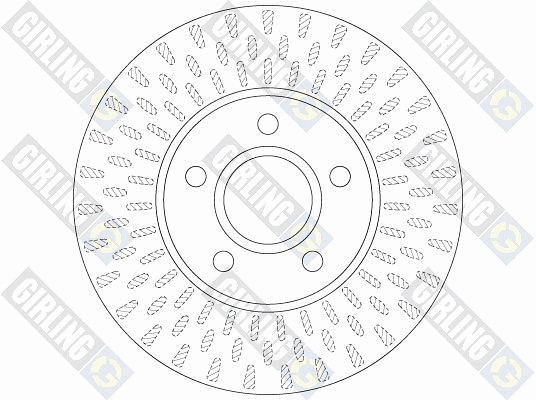 6062171 GIRLING Тормозной диск (фото 1)