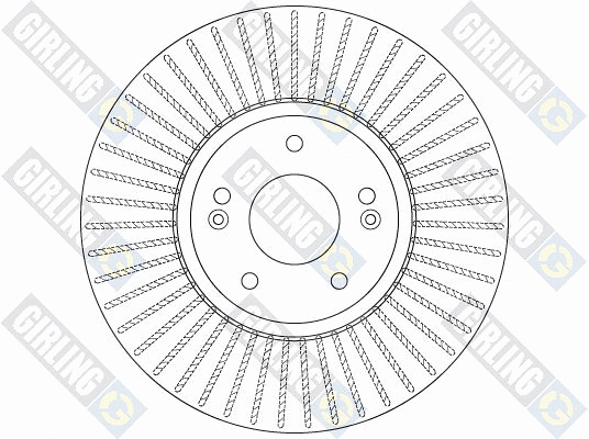 6062221 GIRLING Тормозной диск (фото 2)