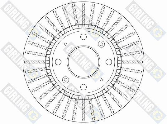 6062291 GIRLING Тормозной диск (фото 1)
