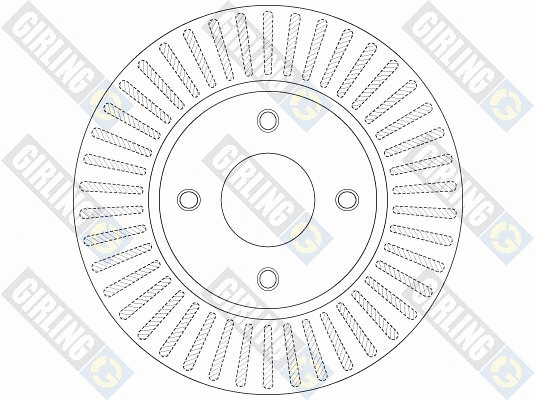 6062491 GIRLING Тормозной диск (фото 1)