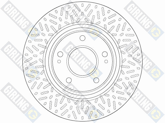 6062591 GIRLING Тормозной диск (фото 1)