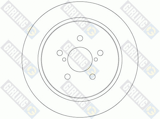 6062904 GIRLING Тормозной диск (фото 2)