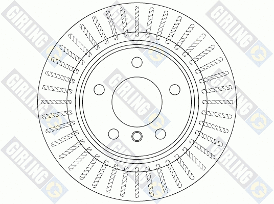 6063132 GIRLING Тормозной диск (фото 2)