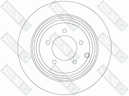 6063264 GIRLING Тормозной диск (фото 2)