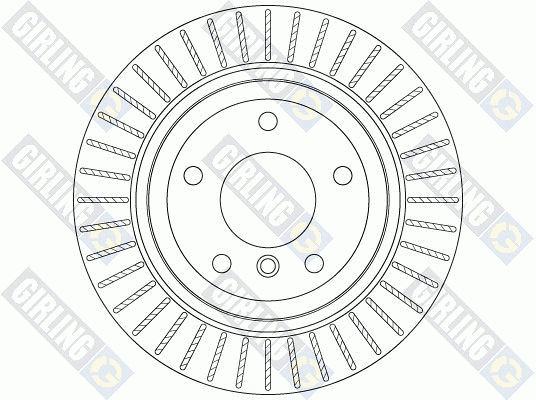 6063292 GIRLING Тормозной диск (фото 2)