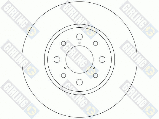 6063474 GIRLING Тормозной диск (фото 2)
