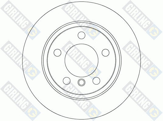 6063534 GIRLING Тормозной диск (фото 2)