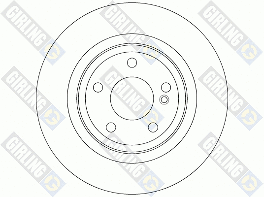 6063584 GIRLING Тормозной диск (фото 2)