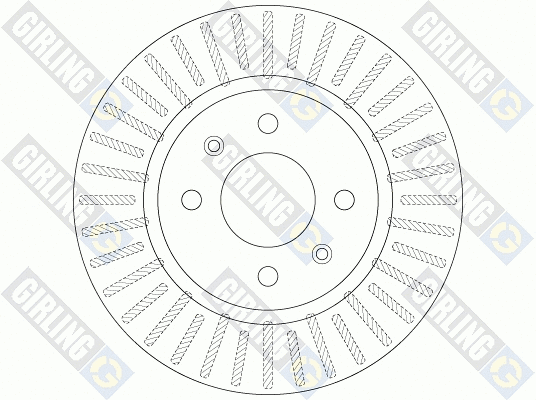 6064311 GIRLING Тормозной диск (фото 2)