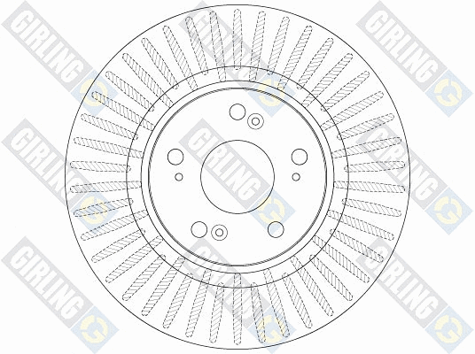 6064325 GIRLING Тормозной диск (фото 2)