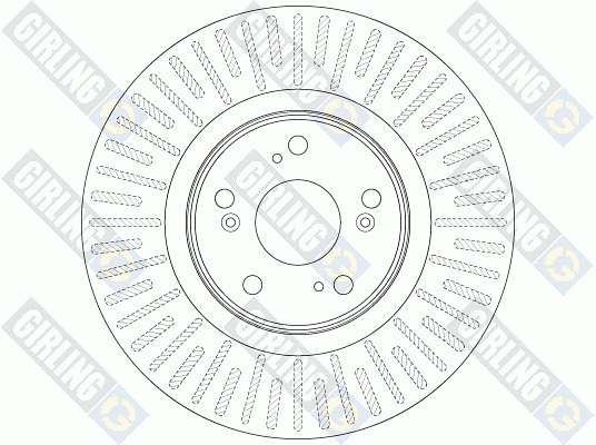 6064371 GIRLING Тормозной диск (фото 2)