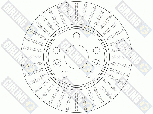 6064481 GIRLING Тормозной диск (фото 2)