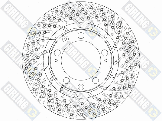 6064665 GIRLING Тормозной диск (фото 2)