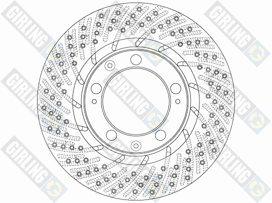 6064675 GIRLING Тормозной диск (фото 2)