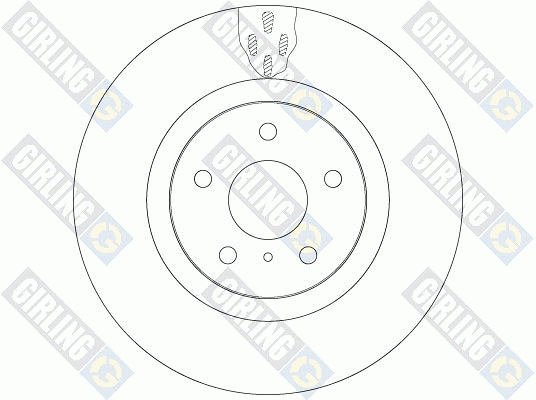 6064801 GIRLING Тормозной диск (фото 2)