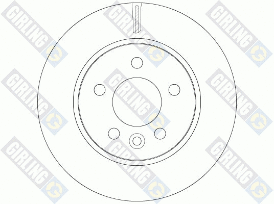 6064821 GIRLING Тормозной диск (фото 2)