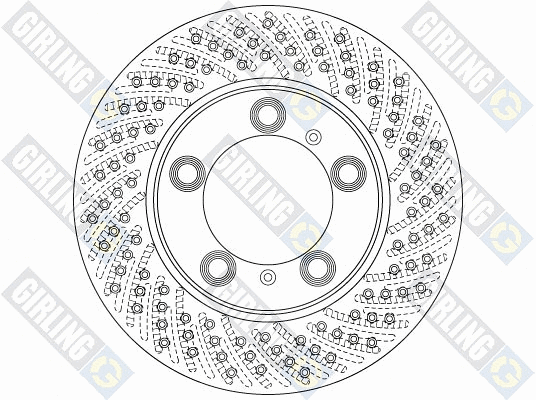 6064835 GIRLING Тормозной диск (фото 2)