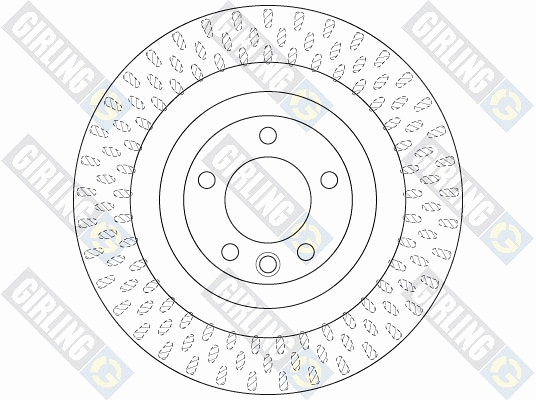 6065055 GIRLING Тормозной диск (фото 2)