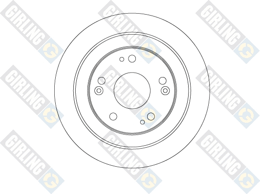 6065264 GIRLING Тормозной диск (фото 1)