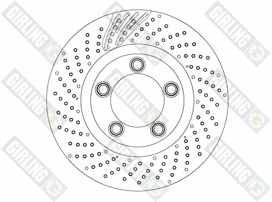 6065425 GIRLING Тормозной диск (фото 1)