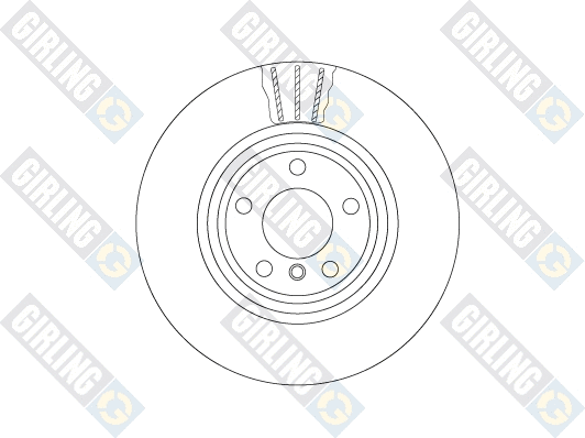 6066025 GIRLING Тормозной диск (фото 2)