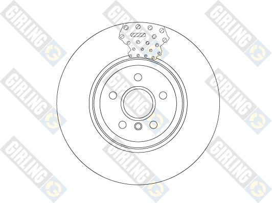 6066055 GIRLING Тормозной диск (фото 1)