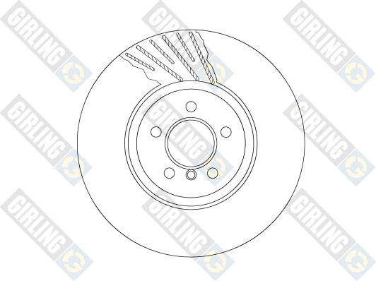 6066145 GIRLING Тормозной диск (фото 1)