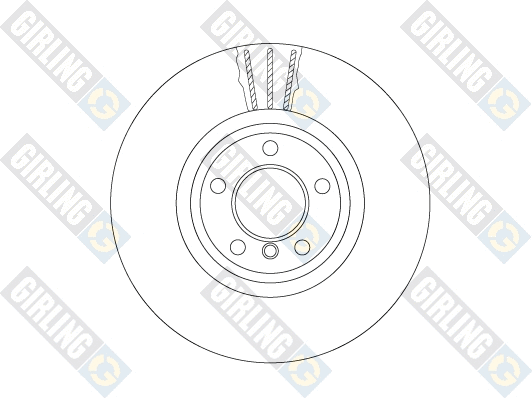6066155 GIRLING Тормозной диск (фото 1)