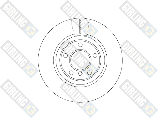 6066165 GIRLING Тормозной диск (фото 1)