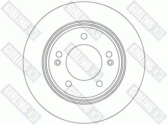 6066274 GIRLING Тормозной диск (фото 2)