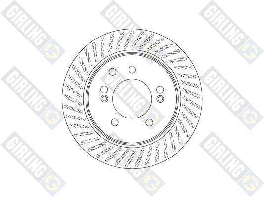 6067102 GIRLING Тормозной диск (фото 2)