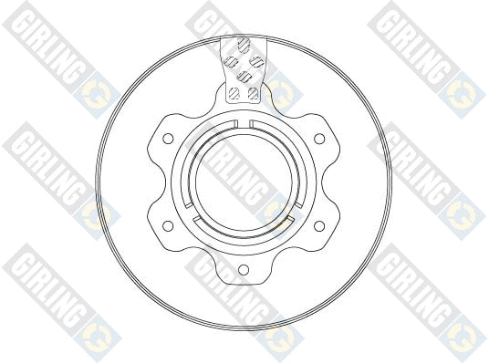 6067435 GIRLING Тормозной диск (фото 2)