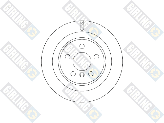 6067552 GIRLING Тормозной диск (фото 1)