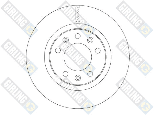6067851 GIRLING Тормозной диск (фото 1)