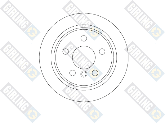 6067954 GIRLING Тормозной диск (фото 1)
